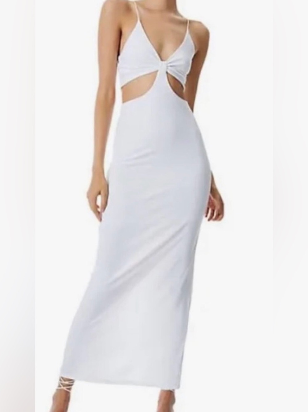 Alice + Olivia White Havana Cutout Dress - US 4